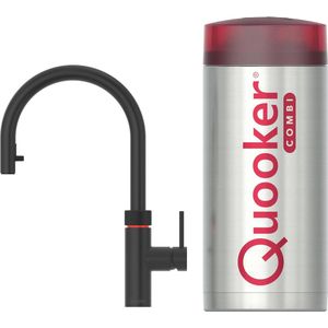 Quooker COMBI Flex inbouw kokend water kraan zwart zuinig energieklasse A | .