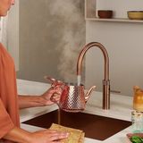Quooker - Fusion Round - Kookkraan - Rosé Koper - Combi Reservoir