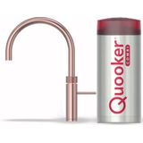 Quooker - Fusion Round - Kookkraan - Rosé Koper - Combi Reservoir