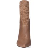 Jan Jansen Camille Dames Laarsjes Beige - Beige - Leer - JJLIS20022.