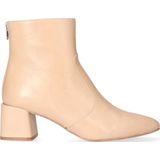 Lilian  Enkellaarsjes Dames  Beige  Leer