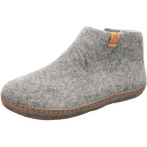 Tofvel - Mula - Pantoffels - Marbled Light Grey - 100% Wolvilt