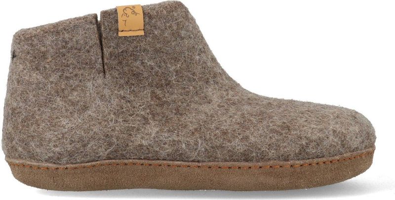 Tofvel - Mula - Pantoffel - Marbled Brown - 100% Wolvilt