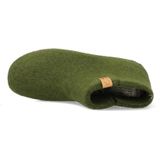 Tofvel Mula Wolvilt Sloffen Olive Green