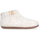 Tofvel - Mula - Pantoffels - Natural Delta - 100% Wolvilt - Lederen Loopzool