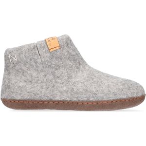 Tofvel Pantoffels Unisex Luna Grijs Wolvilt