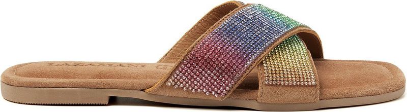 Lazamani - 33730 - Slipper - Multi - Leer en Suède - Comfortabel en Luxe