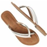 Lazamani - 33759 - Slipper - Zilver - Leer