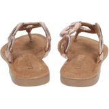 Lazamani - Juliet Leren Dames Slippers Peach