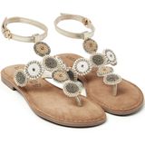 Lazamani - 75452 - Sandaal - Pastel Multi - Leer - Zacht Leer Voering