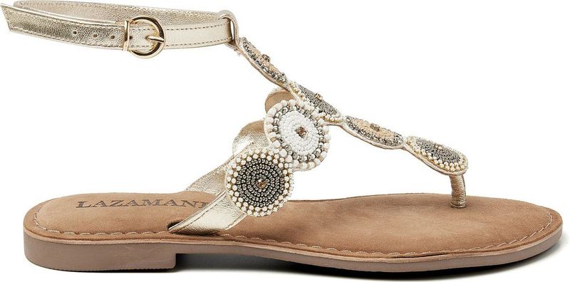 Lazamani - 75452 - Sandaal - Pastel Multi - Leer - Zacht Leer Voering