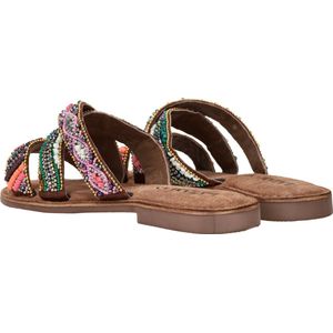 Lazamani Charlie Dames Slippers Tan