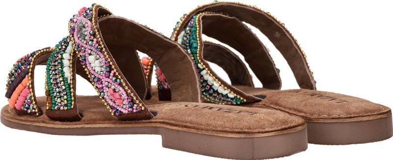 Lazamani Charlie Dames Slippers Tan