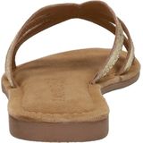 Lazamani - Nina - Leren Slippers - Goud