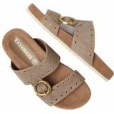 Lazamani - 75862 - Slippers - Stone - Suede