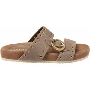 Lazamani - 75862 - Slippers - Stone - Suede