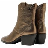 Lazamani - 53675 - Laarzen - Brons - Metallic Leer - Blokhak 4,5 cm