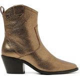 Lazamani - 53675 - Laarzen - Brons - Metallic Leer - Blokhak 4,5 cm