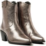 Lazamani - 53675 - Laarzen - Zwart - Leer - Blokhak 4,5 cm