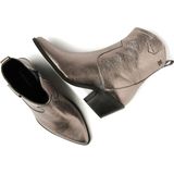 Lazamani - 53675 - Laarzen - Zwart - Leer - Blokhak 4,5 cm