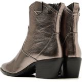 Lazamani - 53675 - Laarzen - Zwart - Leer - Blokhak 4,5 cm