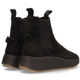 Shabbies Amsterdam Women SHS1481 Midtop Sneaker Suede Dark Brown-Schoenmaat 39