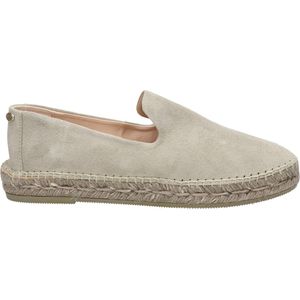 Fred de la Bretoniere - Dames Espadrille - Suède - Zwart