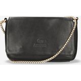 Fred de la Bretoniere Dames Juliette Cross Body met Chain Crossbody Bag, zwart, zwart