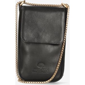 Fred De La Bretoniere  Telefoontasje Dames -  Leer - Jullot - zwart