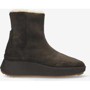 Shabbies Amsterdam Chavi Bootsneakers voor dames, Donkerbruin