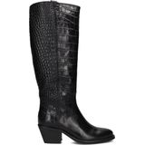 Shabbies Amsterdam Dames JUUL mid boot enkel, zwart, 4 UK, Zwart