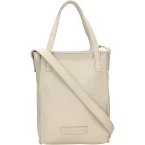 Shabbies Amsterdam Kleine Crossbodytas / Schoudertas Dames - Leer - Cara - Beige