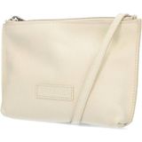 Shabbies Amsterdam Kleine Crossbodytas / Schoudertas Dames - Leer - Festival - Beige