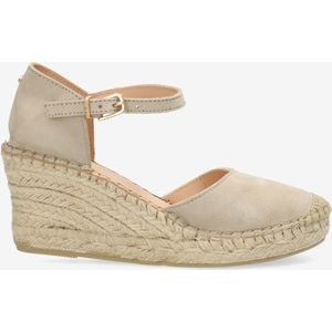 Fred de la Bretoniere Women Clare Kiki Suede Taupe-Schoenmaat 37