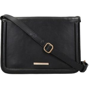 Schoudertas Fred de la Bretoniere Alaya Crossbody Leather Black