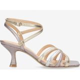 Fred De La Bretoniere Heeled Sandalen Iza Cary Metallic - Maat 38