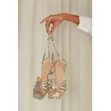 Fred De La Bretoniere Heeled Sandalen Iza Cary Light Gold - Maat 37