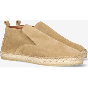 Shabbies Amsterdam - Elche Lofa - Dames Espadrille - Beige - Suède