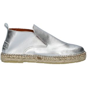 Shabbies Amsterdam Espadrille Elche Lofa Silver - Maat 38