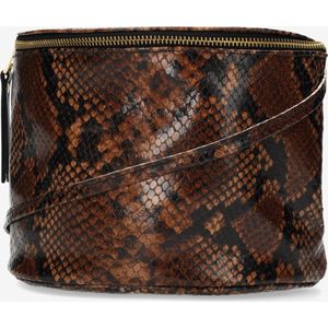 Fred De La Bretoniere Crossbody Bag Marianneke Donker Brown - Maat ONESIZE