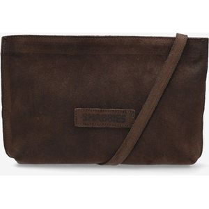 Shabbies Amsterdam Crossbody Bag Donker Brown - Maat ONESIZE