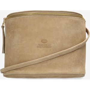 Fred De La Bretoniere Crossbody Bag Marianneke Donker Sand - Maat ONESIZE