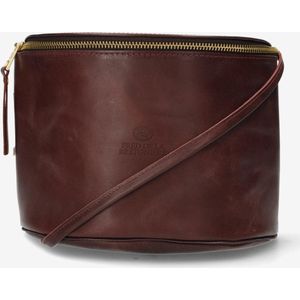 Fred De La Bretoniere Crossbody Bag Marianneke Chestnut Brown - Maat ONESIZE