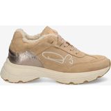 Fred De La Bretoniere - Mariola Sign Sneaker - Sand - 100% Leer