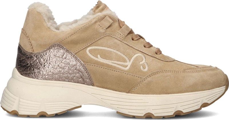 Fred De La Bretoniere - Mariola Sign Sneaker - Sand - 100% Leer