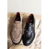 Fred De La Bretoniere - Loafer Paris Jay - Zwart - Leer