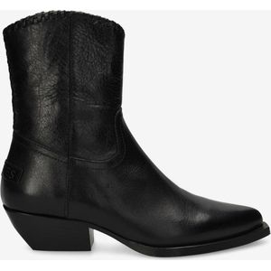 Shabbies Amsterdam Enkellaarzen Sally Ankie Black - Dames Laarzen