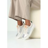 Fred De La Bretoniere Sneaker Emmya Chunky Silver White