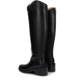 Shabbies Amsterdam - Lakey Ride - Dames Hoge Laars - Zwart - Leer