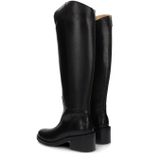 Shabbies Amsterdam - Lakey Ride - Dames Hoge Laars - Zwart - Leer